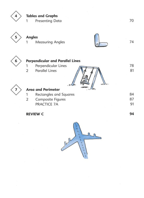 Singapore Math: Grade 4 Primary Math ( US Edition) Textbook 4A & 4B + Workbook 4A & 4B ( 4 books Set )