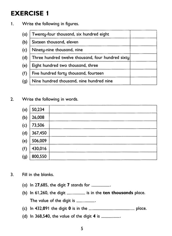 Singapore Math: Grade 5 Primary Math Workbook Set 5A & 5B (US Edition)