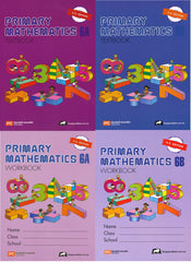 Singapore Math: Grade 6 Primary Math ( US Edition) Textbook 6A & 6B + Workbook 6A & 6B ( 4 books Set )