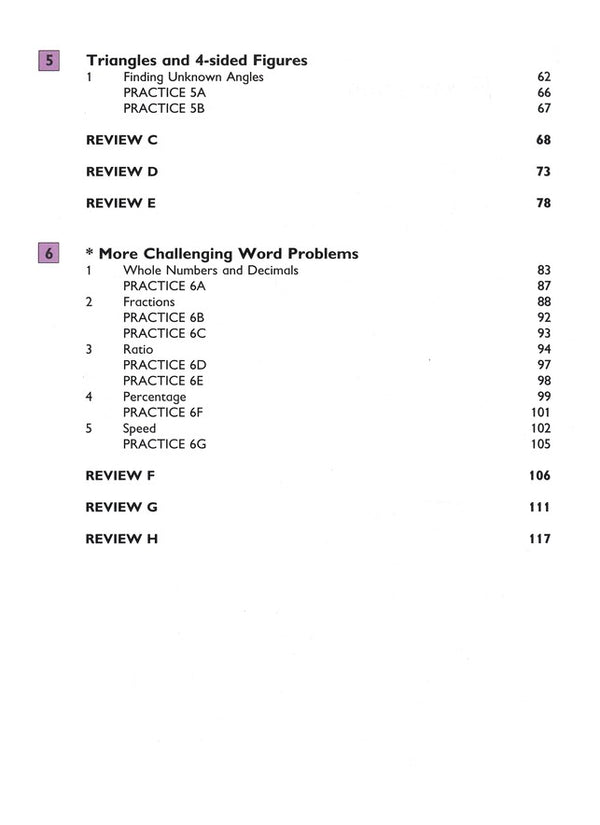 Singapore Math: Grade 6 Primary Math ( US Edition) Textbook 6A & 6B + Workbook 6A & 6B ( 4 books Set )