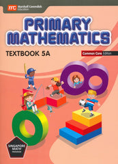 Singapore Math: Grade 5 Primary Math Textbook 5A & 5B + Workbook 5A & 5B (4 books set, Common Core Edition)