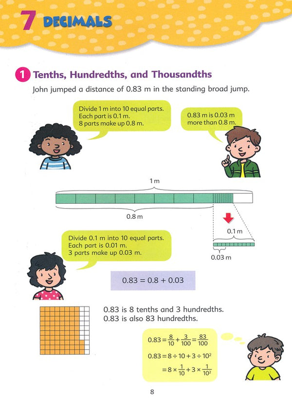 Singapore Math: Grade 5 Primary Math Textbook 5A & 5B + Workbook 5A & 5B (4 books set, Common Core Edition)