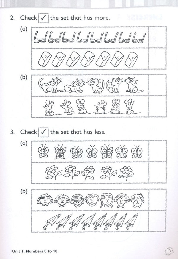 Singapore Math: Grade1 Primary Math Workbook Set 1A & 1B (Common Core Edition)
