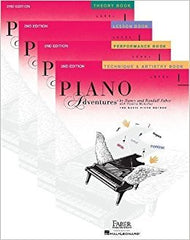 Faber Piano Adventures Level 1 Learning Library Set Includes Lesson, Theory, Performance, Technique & Artistry Books