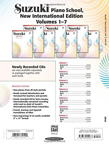 Suzuki Piano School, Vol 5: Book & CD