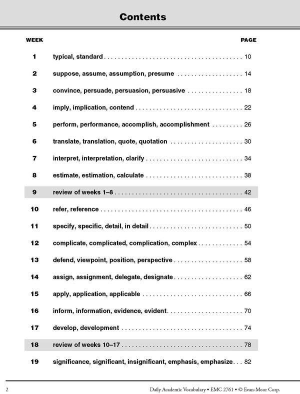 Evan Moor Daily Grade 5( 4 book set: 6-Trait Writing, Academic Vocabulary,MATH , Reading )