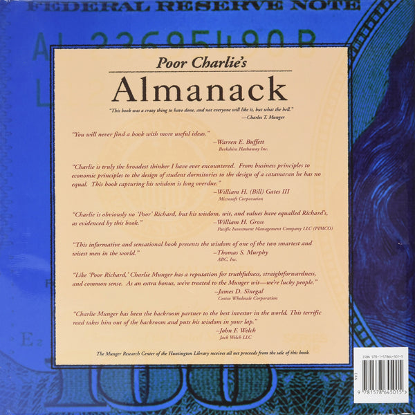 Poor Charlie's Almanack: The Wit and Wisdom of Charles T. Munger, Expanded Third Edition