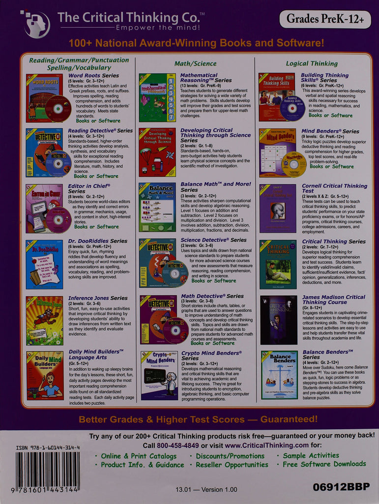 Mathematical Reasoning Level G | STEMCOOL