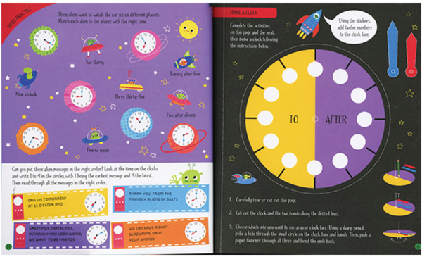 Telling the Time Activity Book