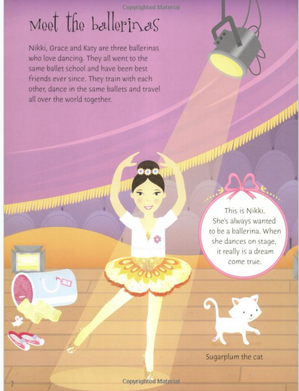 Sticker Dolly Dressing Ballerinas