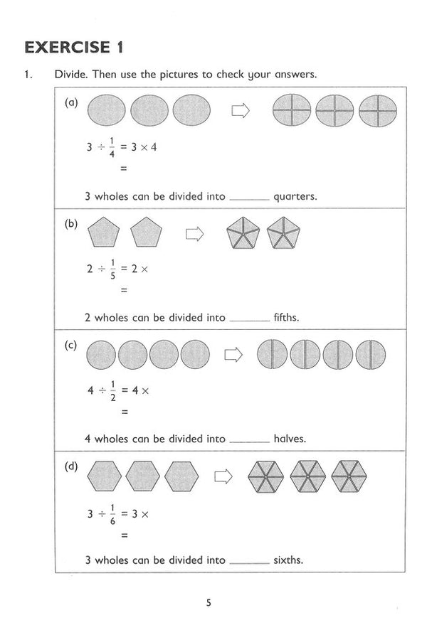 Singapore Math: Grade 6 Primary Math Workbook 6B (US Edition)