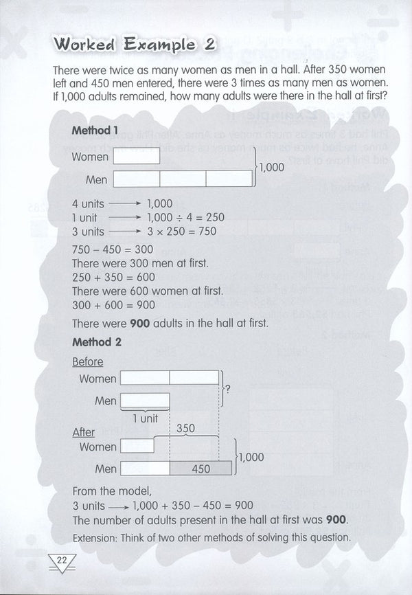 Singapore Math: Grade 4 Primary Mathematics Challenging Word Problems  (Common Core Edition)