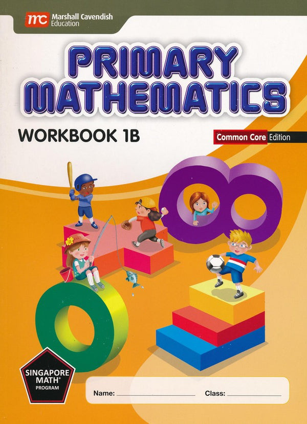 Singapore Math: Grade1 Primary Math Textbook 1A & 1B + Workbook 1A & 1B (4 books set, Common Core Edition)