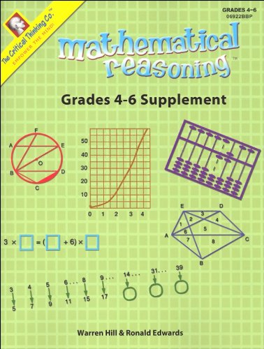 Mathematical Reasoning, Grades 4-6 Supplement