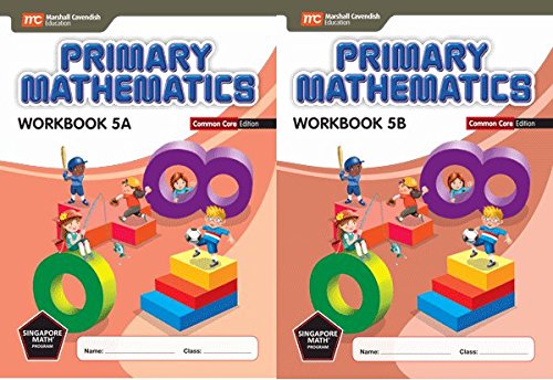 Singapore Math Primary Math Common Core workbook set 5