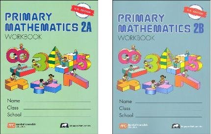 Singapore Math :  Grade 2 Primary Math Workbook Set 2A & 2B (US Edition)