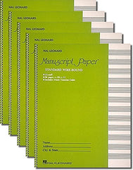 Hal Leonard Manuscript Book