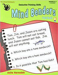 THE CRITICAL THINKING MIND BENDERS VERBAL GR K-2