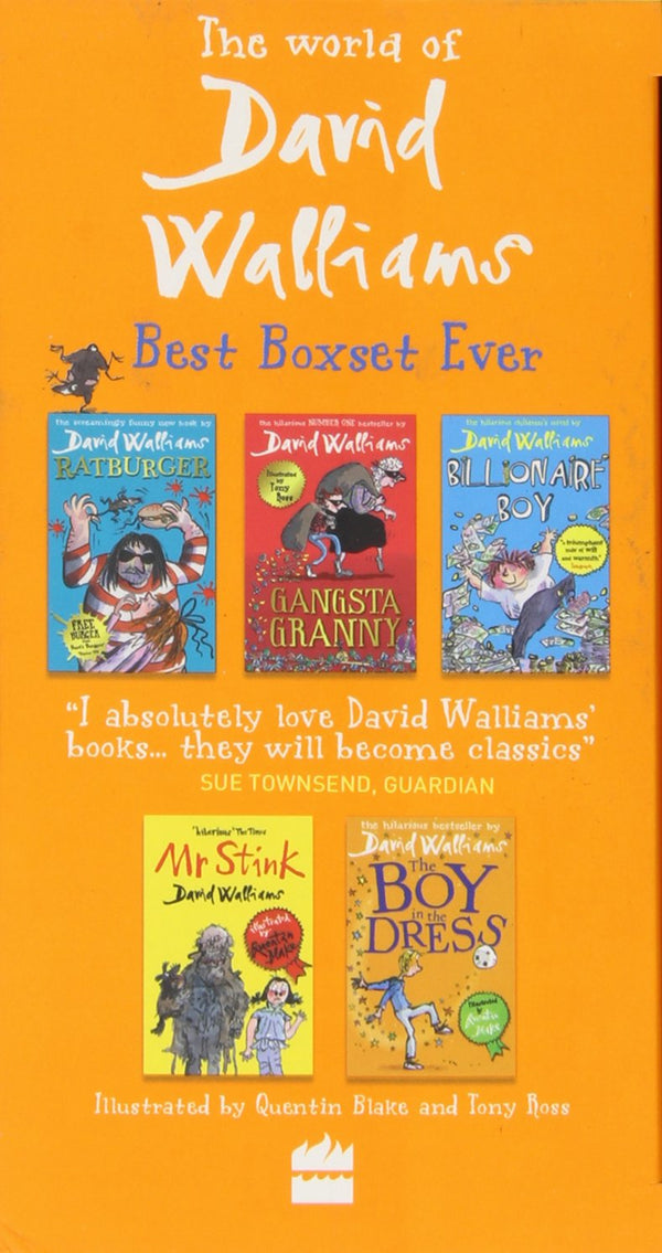 David Walliams Series 1 - Best Boxset Ever 5 Books Collection Set