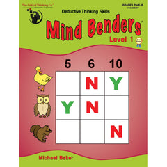 Mind Benders Book 1 (Grades PreK-K)