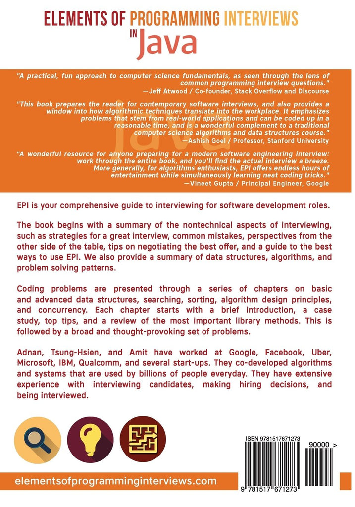 java programming interview guide | pdf | java... Elements of Programming Interviews in Java: The Insiders' Guide | STEMCOOL